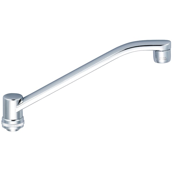 8" Swivel D Style Spout With Aerator, Polished Chrome